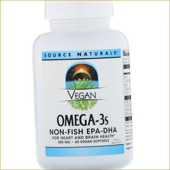 Aina, veganska omega 3 apa, EPA-DHA, 300 mg, 60 veganskih mekih tableta