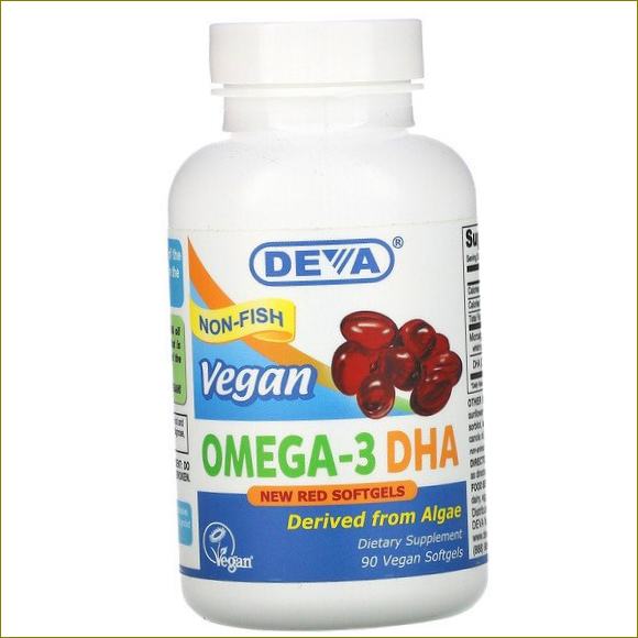 Omega-3 DHA, veganski, 90 veganskih gel kapsula