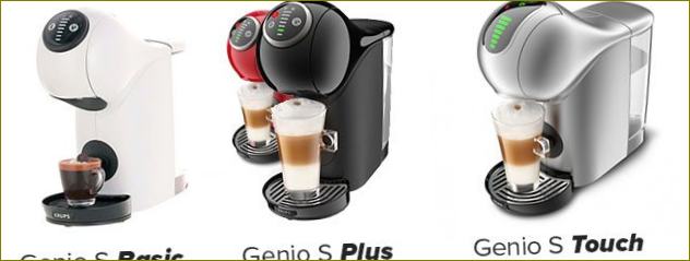 Razlike između modela aparata za kavu s kapsulama Ama: ama, ama i Ama