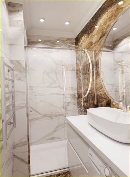 Fotografija 24: dizajn kupaonice s tušem: 30 modernih opcija