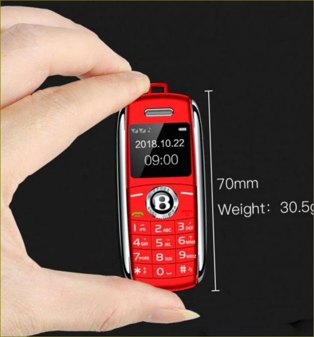Ama8 Ama-ama mini veličina i mala težina telefona