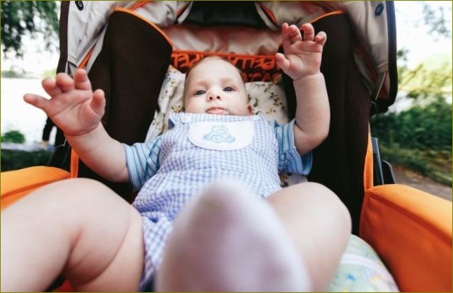 Beba u kolicima