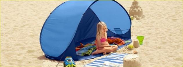 Fotografija šatora za plažu