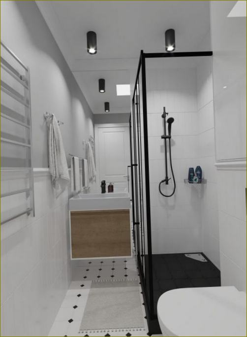 Fotografija 13: dizajn kupaonice s tušem: 30 modernih opcija