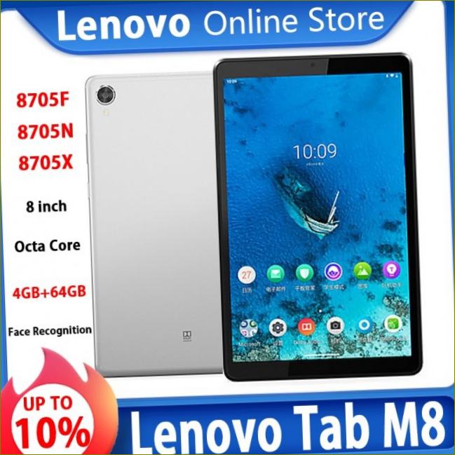 Lenovo YOGA Tab M8 Smart tablet 8705F/N 8 inča 3G / 4G RAM 32G / 64G ROM Octa Core WiFi/LTE verzija 5100 mah s funkcijom prepoznavanja lica FHD dolby|Tableti| | 