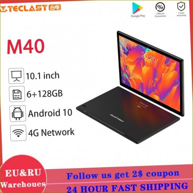 Teclast M40 Android Tablete 10 4G mreža 10,1 inča T618 dvojni telefonski poziv 1920x1200 6 Gb RAM-a I 128 GB ROM tablet PC|Tablet| | 