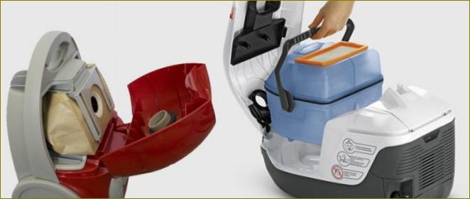Usisavač s vrećicom ili spremnikom: što je bolje