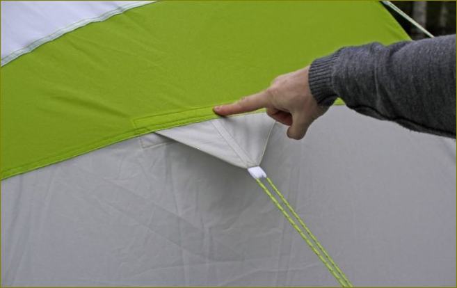 Tkanina za šator trebala bi imati sposobnost odbijanja vlage i brzog sušenja