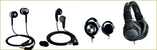 vrste dizajna slušalica