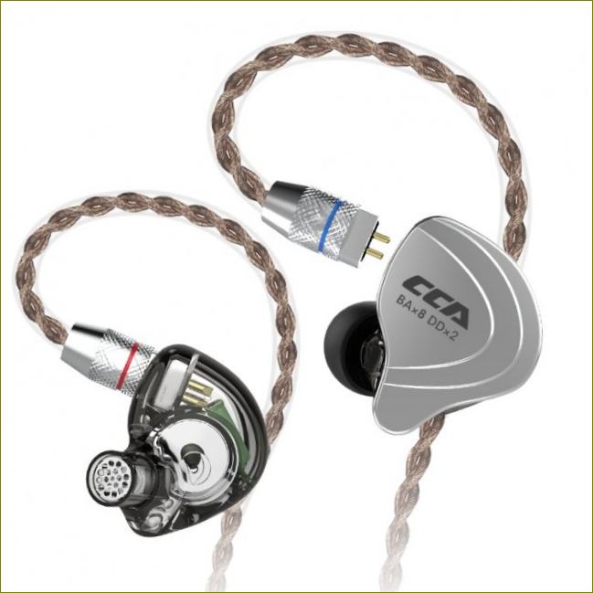 AMA10 4 ama 1 ama hibridne slušalice u uhu ama monitor ama slušalice za trčanje slušalice u uhu s detaljnim nadograđenim kabelom