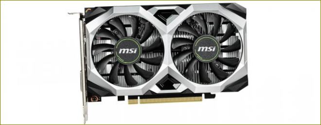 MSI GeForce GTX 1650 VENTUS XS 4G OC. Foto: Astrologija