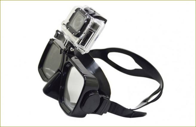 podvodna maska za akcijsku kameru