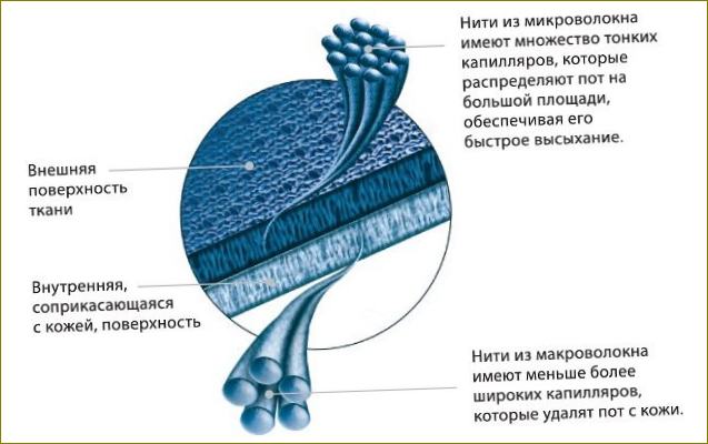 Struktura tkanine termo donjeg kunalja
