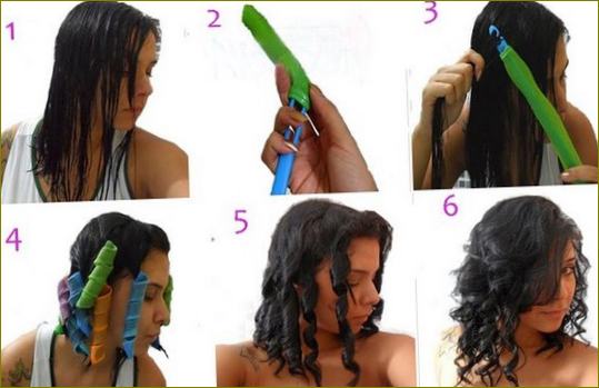 Kako namotati kosu na uvijače štapićem, čičak, papilote, spirale